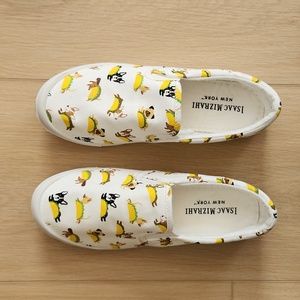 Isaac Mizrahi Taco Dog Slip On Sneakers Size 8
